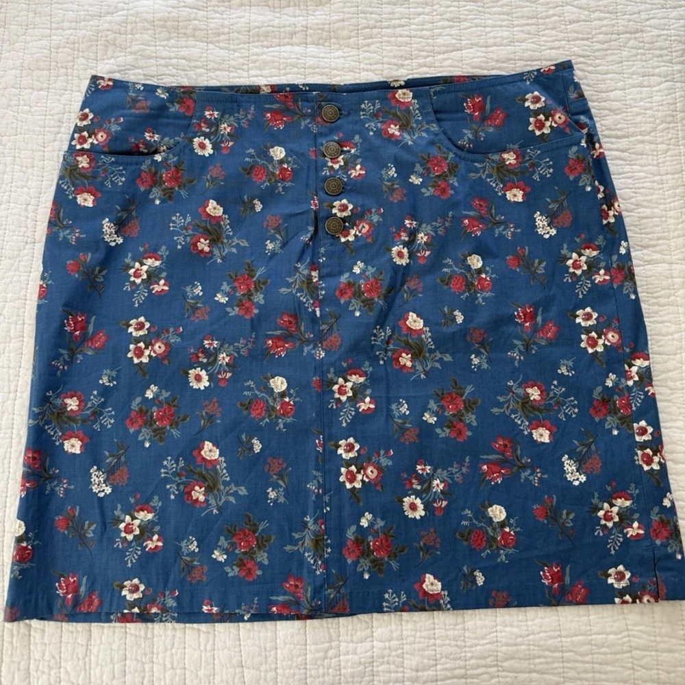 Ralph Ralph Lauren Women’s Vintage Floral Button Up Skirt Size 10